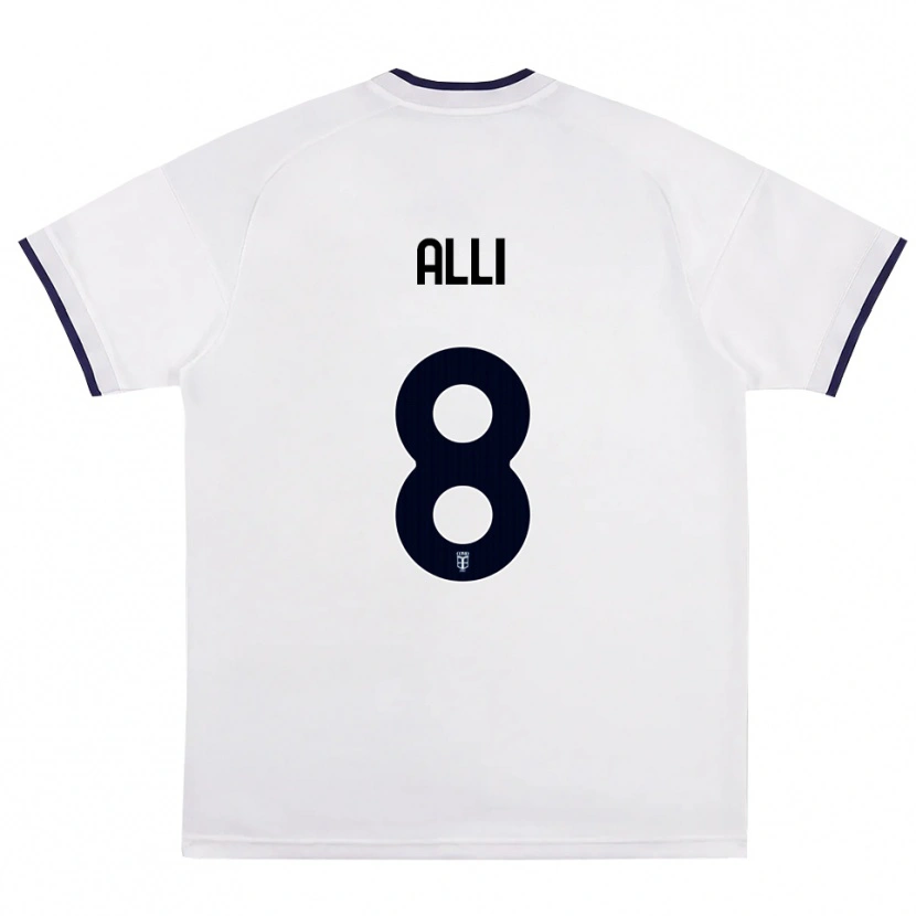 Danxen Dzieci Dele Alli #8 Biały Czerwony Królewski Niebieski Wyjazdowa Koszulka 2026/27 Koszulki Klubowe