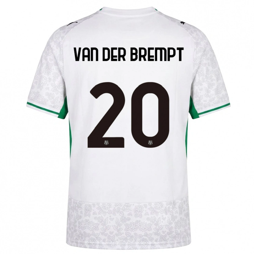 Danxen Dzieci Ignace Van Der Brempt #20 Biały Czarny Zielony Wyjazdowa Koszulka 2026/27 Koszulki Klubowe