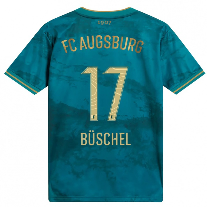 Danxen Dzieci Alisa Büschel #17 Zielony Brązowy Wyjazdowa Koszulka 2026/27 Koszulki Klubowe