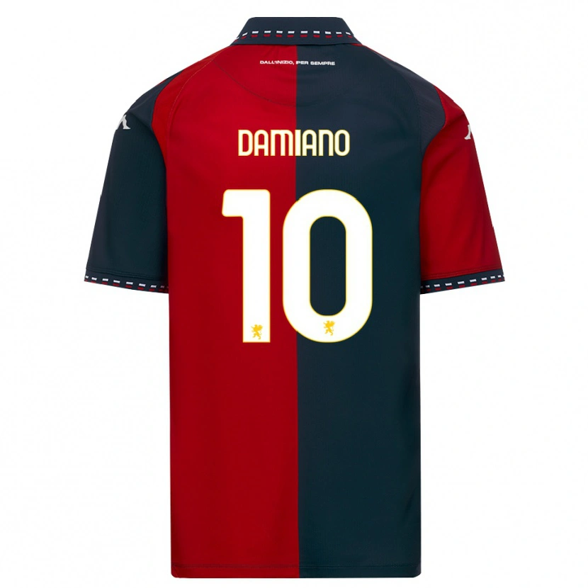 Danxen Męski Vincenzo Damiano #10 Czerwony Czarny Biały Domowa Koszulka 2026/27 Koszulki Klubowe
