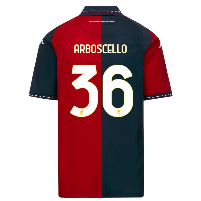 Danxen Męski Riccardo Arboscello #36 Czerwony Czarny Biały Domowa Koszulka 2026/27 Koszulki Klubowe