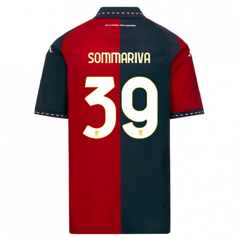 Danxen Męski Daniele Sommariva #39 Czerwony Czarny Biały Domowa Koszulka 2026/27 Koszulki Klubowe
