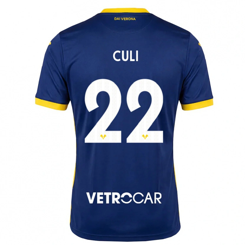 Danxen Męski Daniel Culi #22 Królewski Niebieski Żółty Biały Domowa Koszulka 2026/27 Koszulki Klubowe