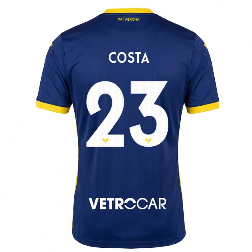 Danxen Męski Nicole Costa #23 Królewski Niebieski Żółty Biały Domowa Koszulka 2026/27 Koszulki Klubowe