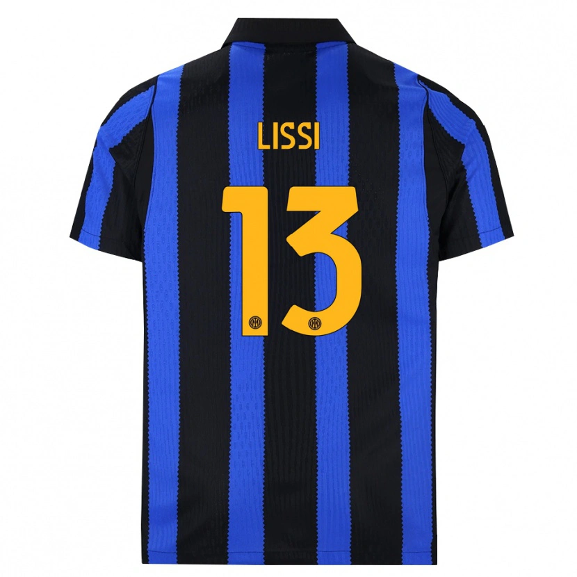 Danxen Męski Thomas Lissi #13 Czarny Niebieski Żółty Domowa Koszulka 2026/27 Koszulki Klubowe