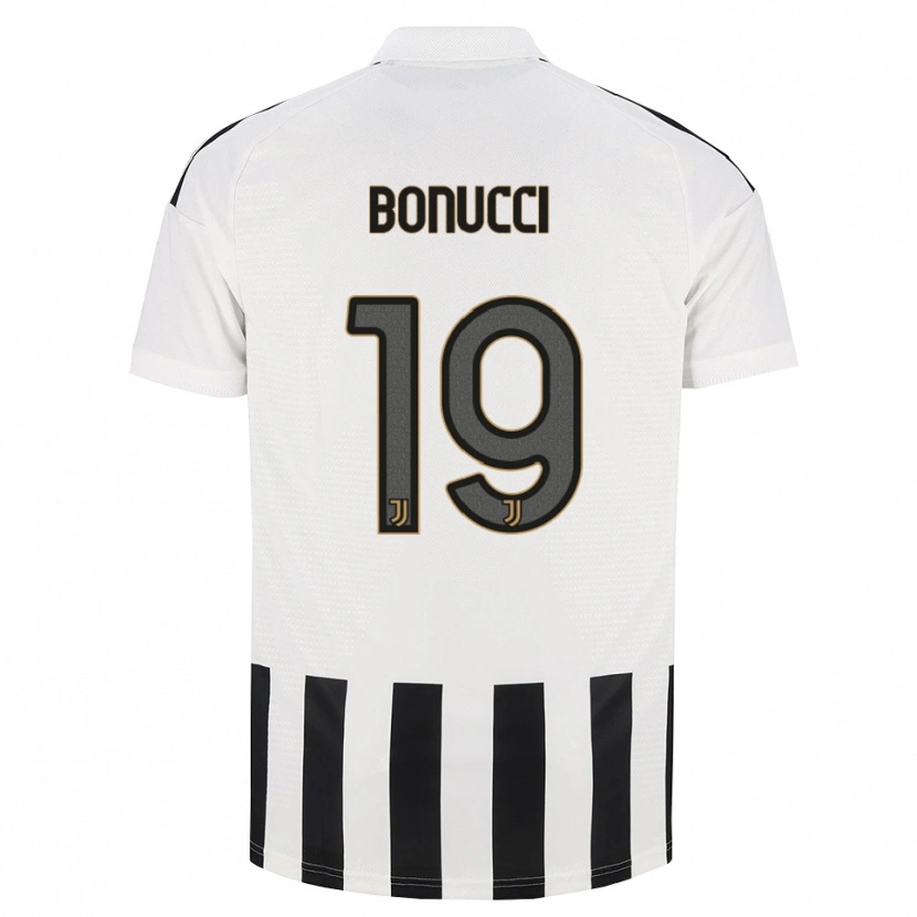 Danxen Męski Leonardo Bonucci #19 Czarny Biały Brązowy Domowa Koszulka 2026/27 Koszulki Klubowe