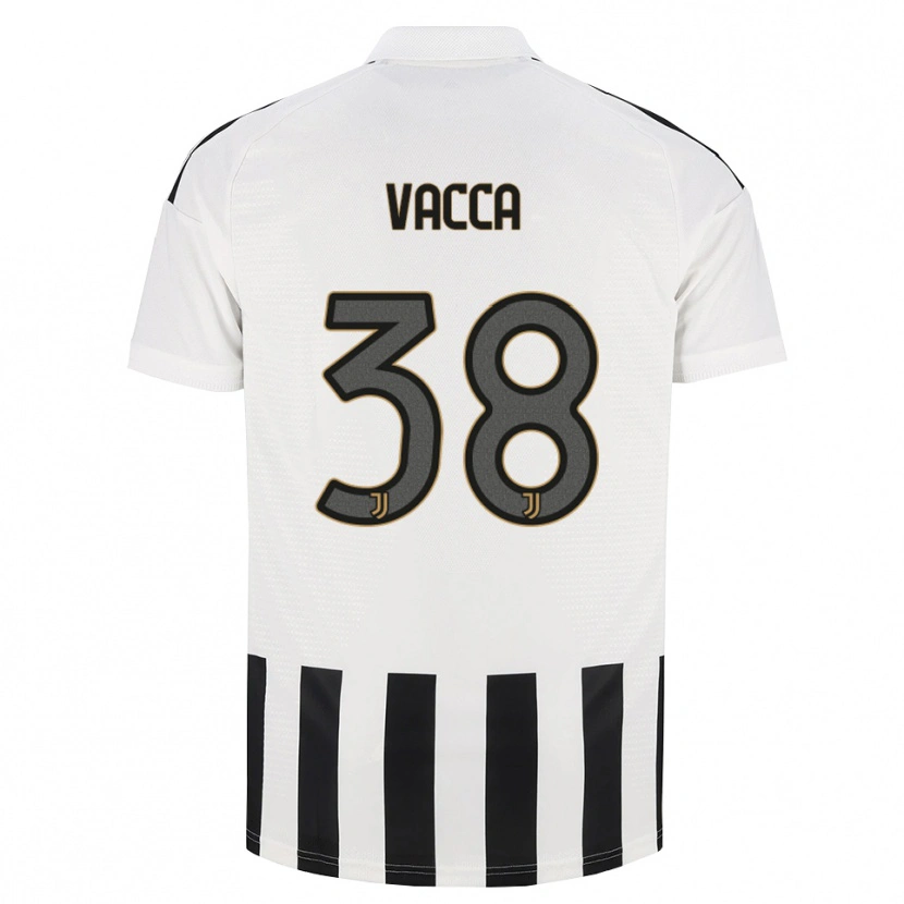 Danxen Męski Alessio Vacca #38 Czarny Biały Brązowy Domowa Koszulka 2026/27 Koszulki Klubowe