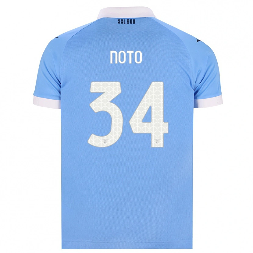 Danxen Męski Pierpaolo Noto #34 Błękitny Czarny Biały Domowa Koszulka 2026/27 Koszulki Klubowe