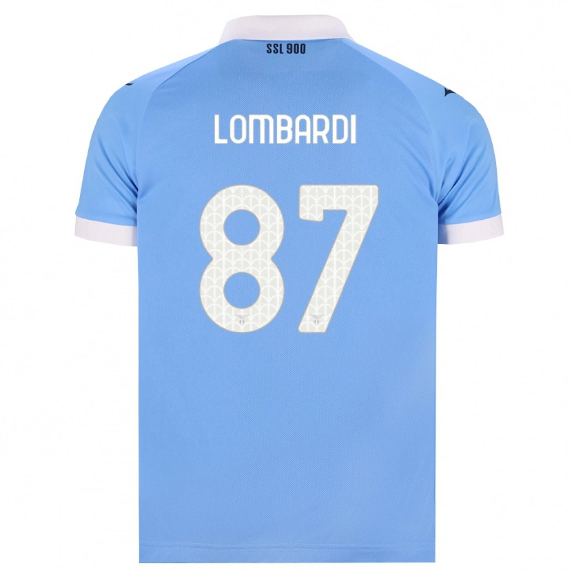Danxen Męski Cristiano Lombardi #87 Błękitny Czarny Biały Domowa Koszulka 2026/27 Koszulki Klubowe
