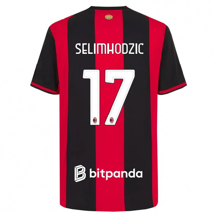 Danxen Męski Noa Selimhodzic #17 Czerwony Czarny Biały Domowa Koszulka 2026/27 Koszulki Klubowe