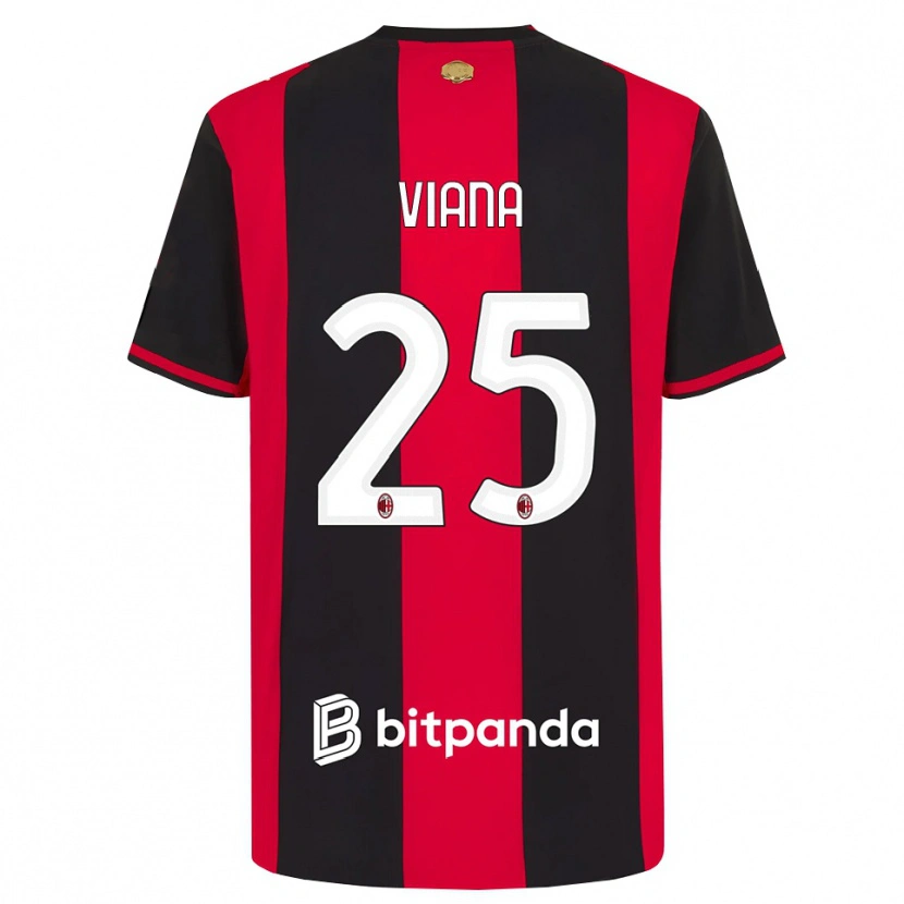 Danxen Męski Viana Seedorf #25 Czerwony Czarny Biały Domowa Koszulka 2026/27 Koszulki Klubowe