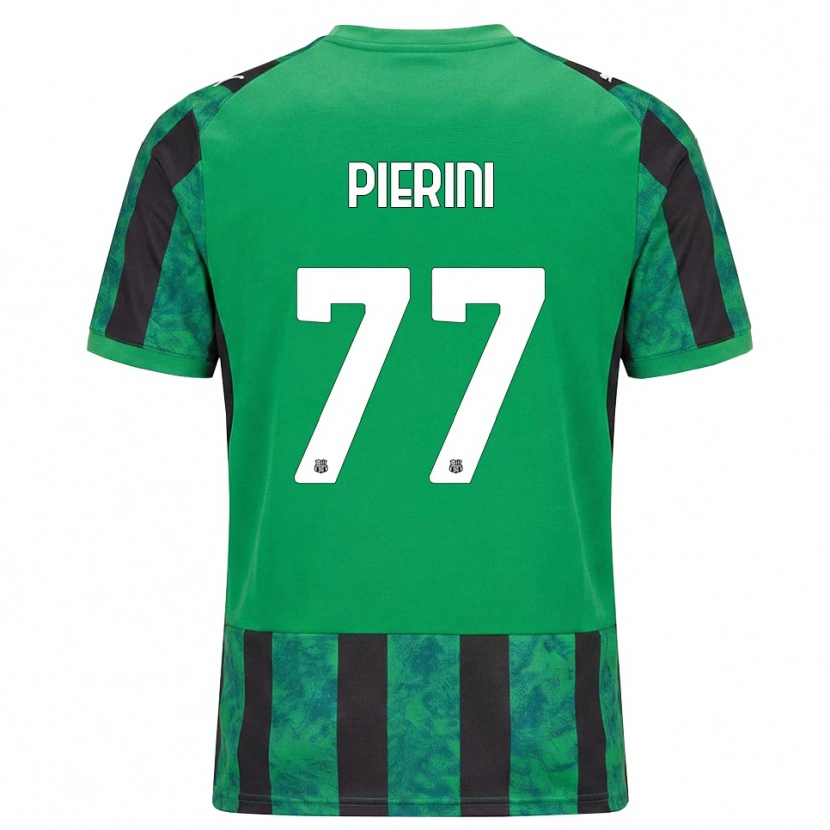 Danxen Męski Nicholas Pierini #77 Zielony Czarny Biały Domowa Koszulka 2026/27 Koszulki Klubowe