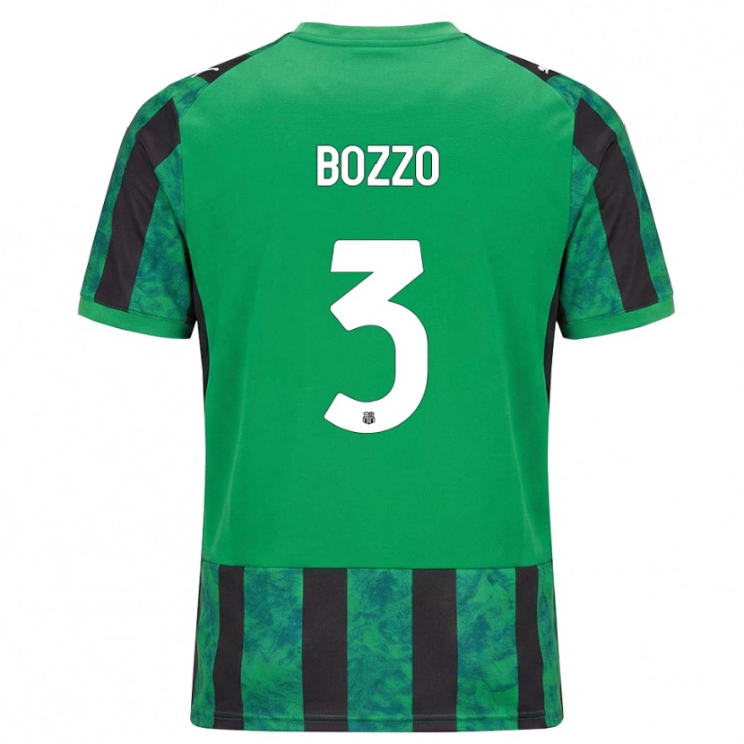 Danxen Męski Marco Bozzo #3 Zielony Czarny Biały Domowa Koszulka 2026/27 Koszulki Klubowe
