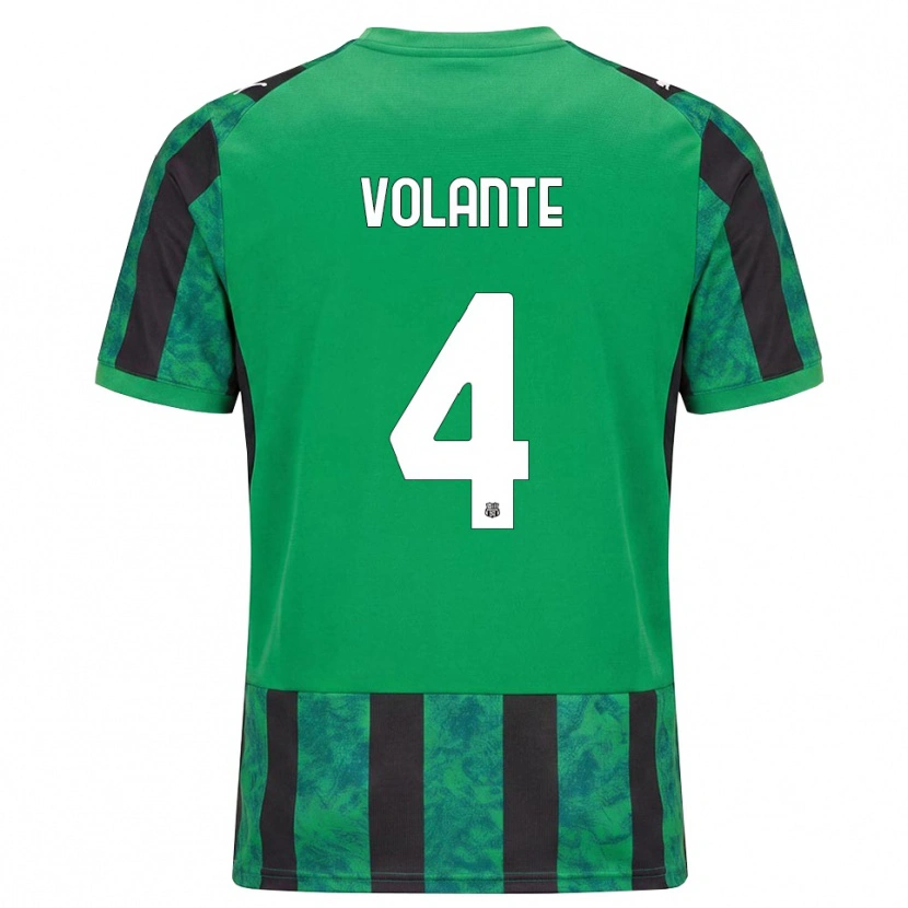 Danxen Męski Giulio Volante #4 Zielony Czarny Biały Domowa Koszulka 2026/27 Koszulki Klubowe