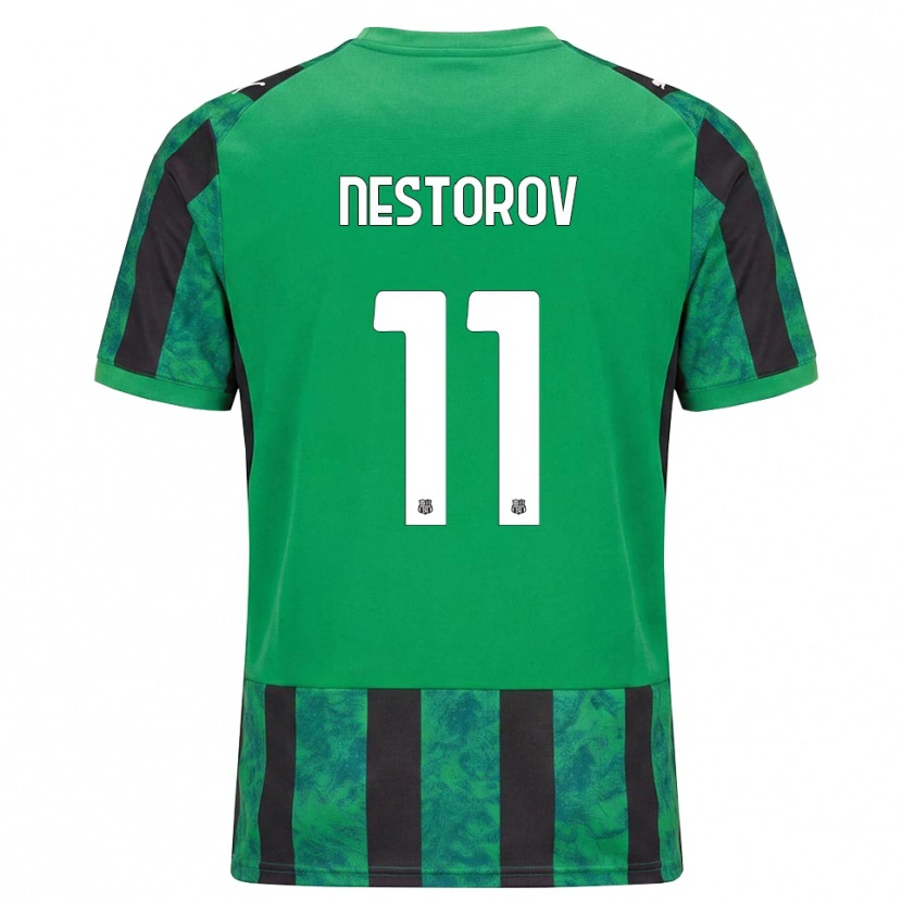 Danxen Męski Dean Nestorov #11 Zielony Czarny Biały Domowa Koszulka 2026/27 Koszulki Klubowe