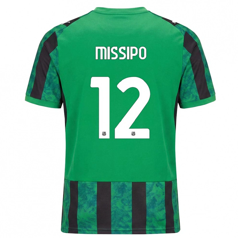 Danxen Męski Kassandra Missipo #12 Zielony Czarny Biały Domowa Koszulka 2026/27 Koszulki Klubowe