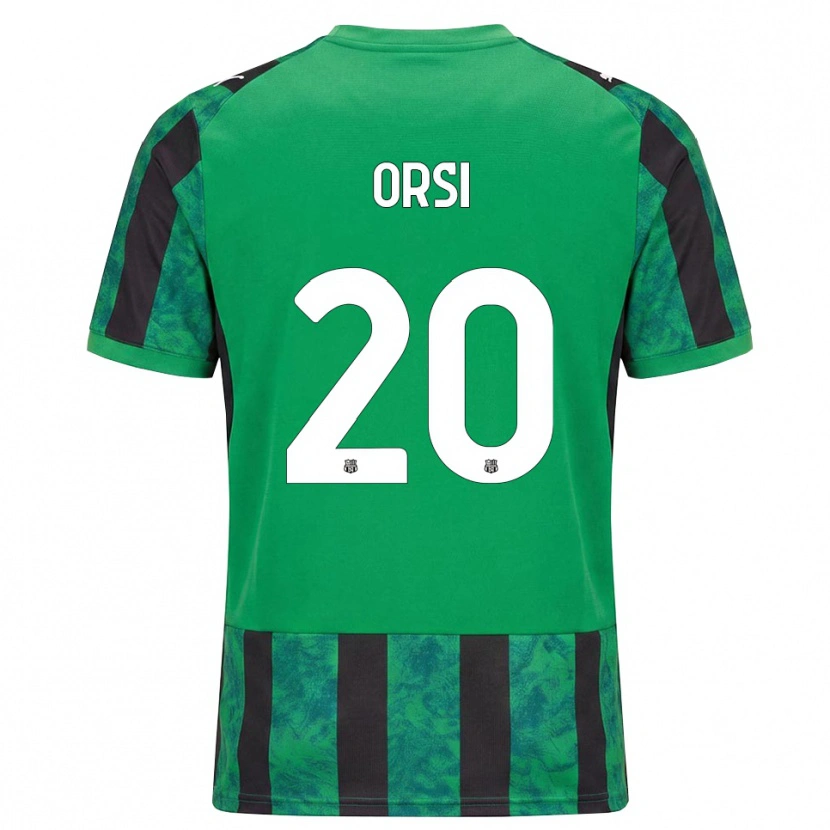 Danxen Męski Benedetta Orsi #20 Zielony Czarny Biały Domowa Koszulka 2026/27 Koszulki Klubowe