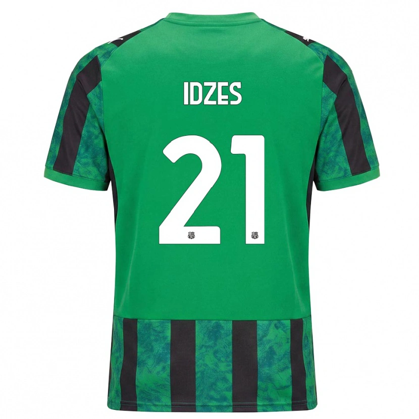 Danxen Męski Jay Idzes #21 Zielony Czarny Biały Domowa Koszulka 2026/27 Koszulki Klubowe