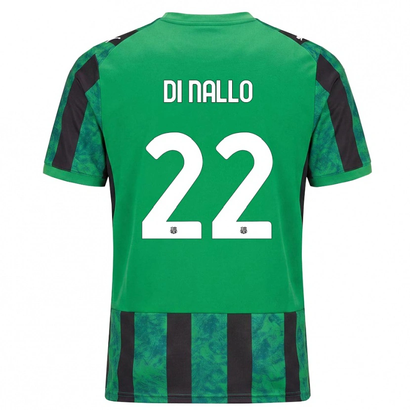 Danxen Męski Erica Di Nallo #22 Zielony Czarny Biały Domowa Koszulka 2026/27 Koszulki Klubowe