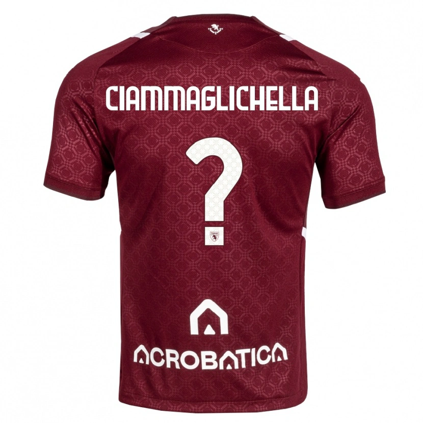Danxen Męski Aaron Ciammaglichella #0 Bordowy Biały Domowa Koszulka 2026/27 Koszulki Klubowe