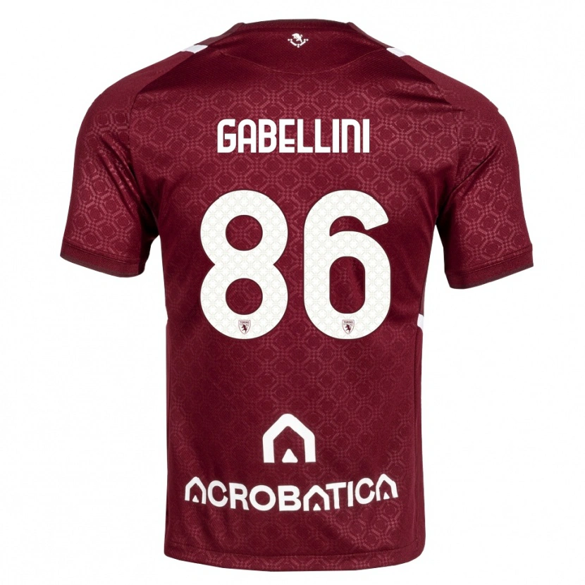 Danxen Męski Tommaso Gabellini #86 Bordowy Biały Domowa Koszulka 2026/27 Koszulki Klubowe