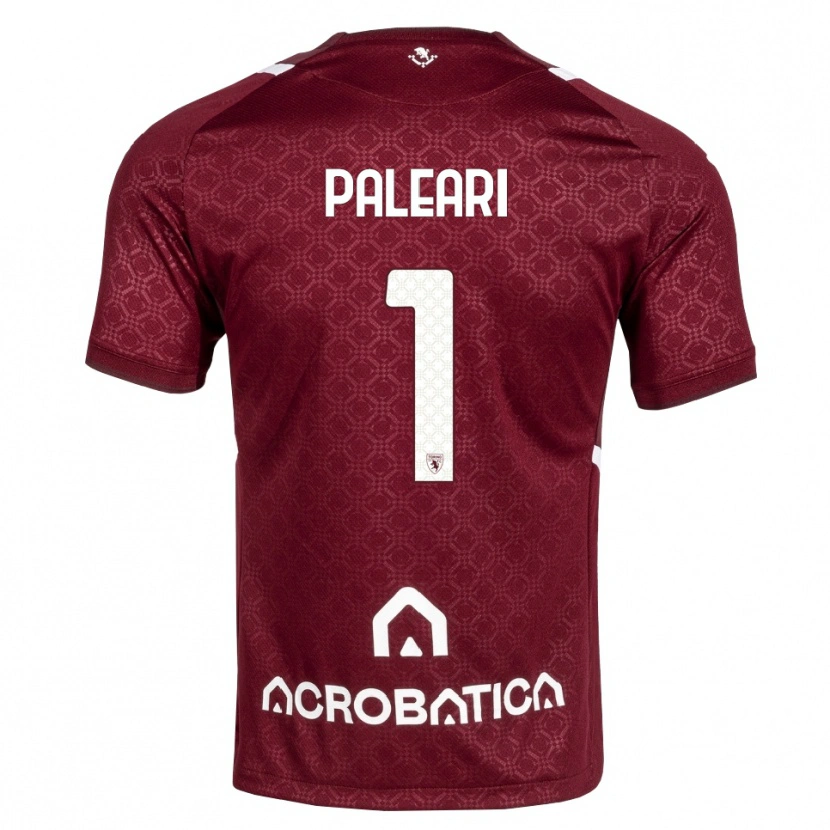 Danxen Męski Alberto Paleari #1 Bordowy Biały Domowa Koszulka 2026/27 Koszulki Klubowe
