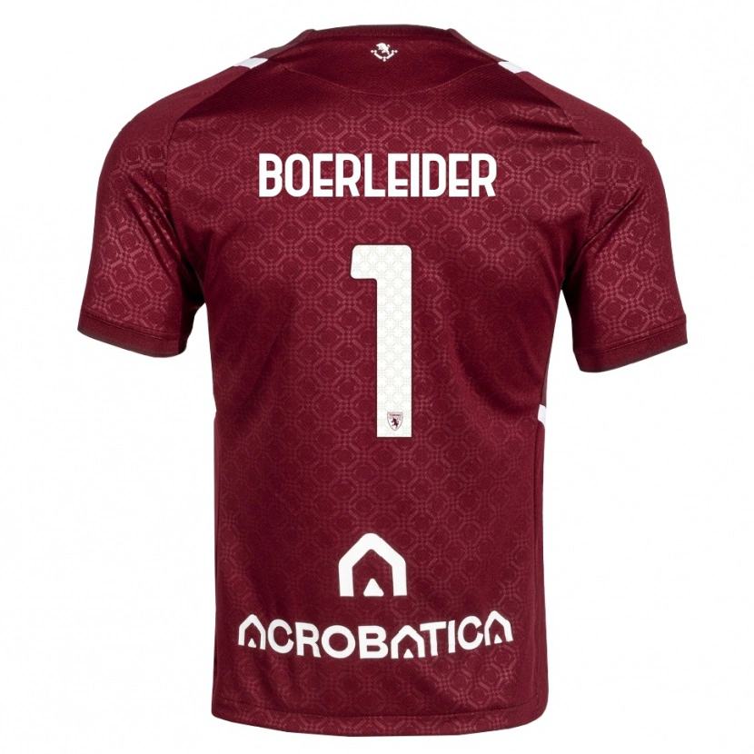 Danxen Męski Yannick Boerleider #1 Bordowy Biały Domowa Koszulka 2026/27 Koszulki Klubowe