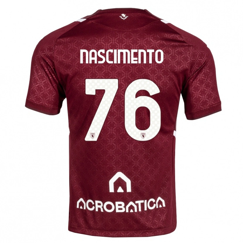 Danxen Męski Sandro Nascimento #76 Bordowy Biały Domowa Koszulka 2026/27 Koszulki Klubowe