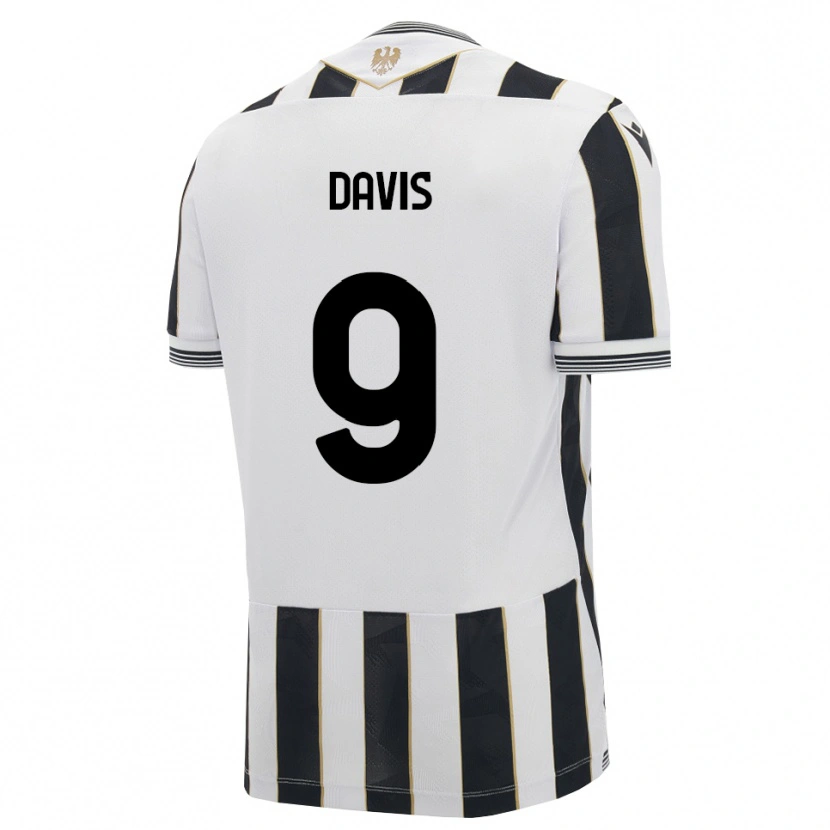 Danxen Męski Keinan Davis #9 Czarny Biały Różowy Domowa Koszulka 2026/27 Koszulki Klubowe