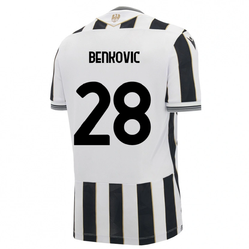 Danxen Męski Filip Benkovic #28 Czarny Biały Różowy Domowa Koszulka 2026/27 Koszulki Klubowe