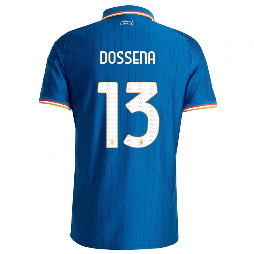 Danxen Męski Alberto Dossena #13 Niebieski Biały Czerwony Domowa Koszulka 2026/27 Koszulki Klubowe