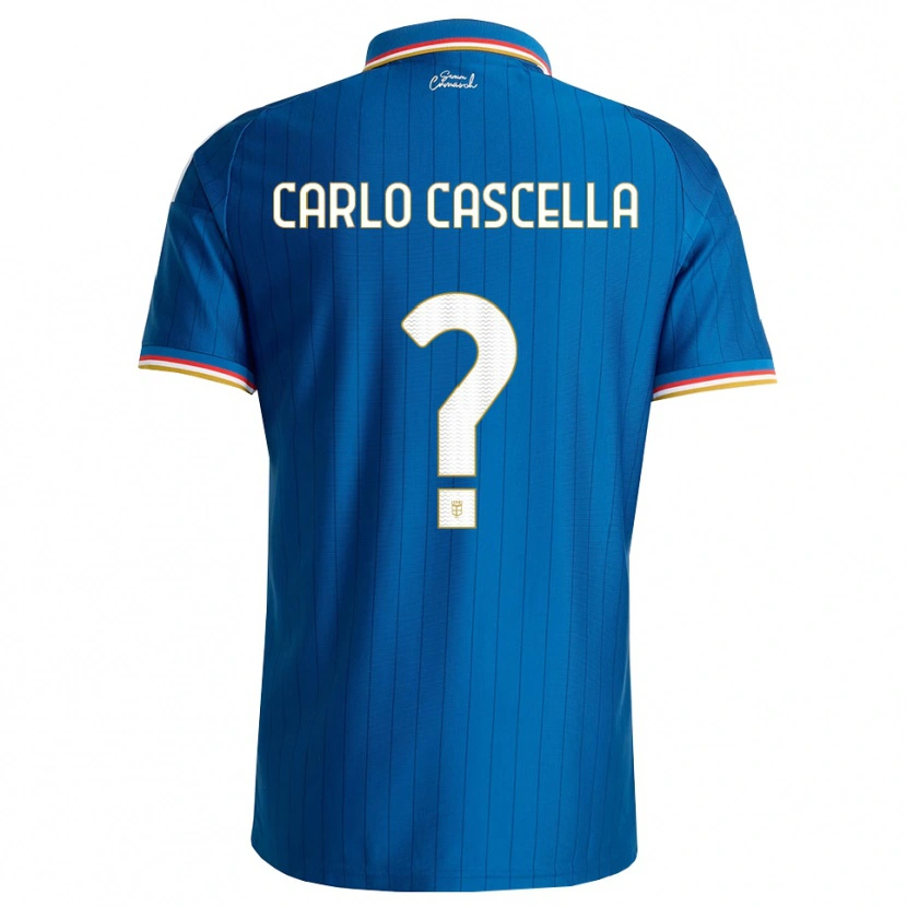 Danxen Męski William Carlo Cascella #0 Niebieski Biały Czerwony Domowa Koszulka 2026/27 Koszulki Klubowe