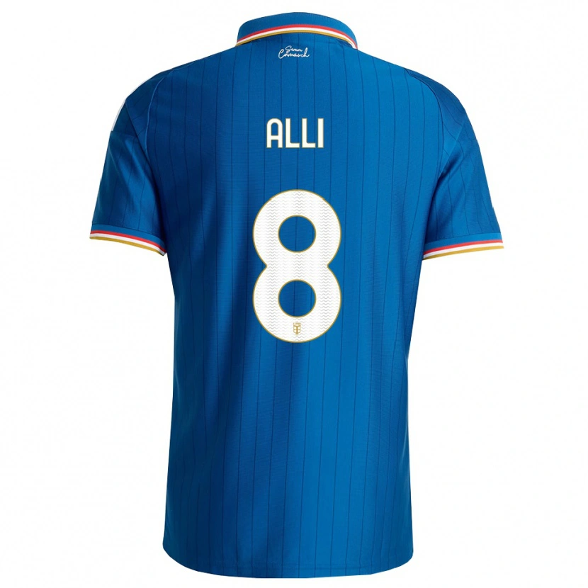 Danxen Męski Dele Alli #8 Niebieski Biały Czerwony Domowa Koszulka 2026/27 Koszulki Klubowe