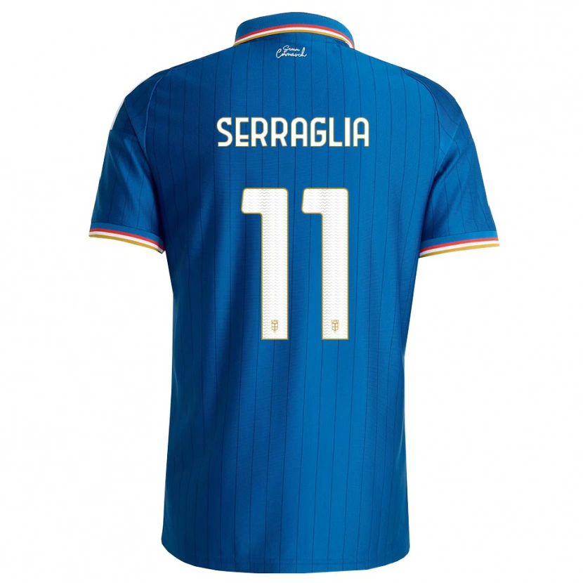 Danxen Męski Lucas Serraglia #11 Niebieski Biały Czerwony Domowa Koszulka 2026/27 Koszulki Klubowe