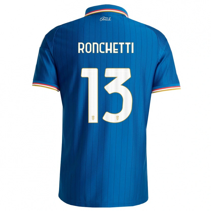 Danxen Męski Fabio Ronchetti #13 Niebieski Biały Czerwony Domowa Koszulka 2026/27 Koszulki Klubowe