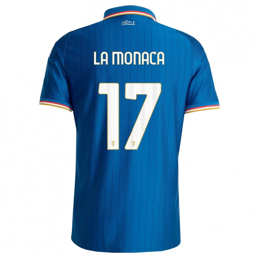 Danxen Męski Michael La Monaca #17 Niebieski Biały Czerwony Domowa Koszulka 2026/27 Koszulki Klubowe