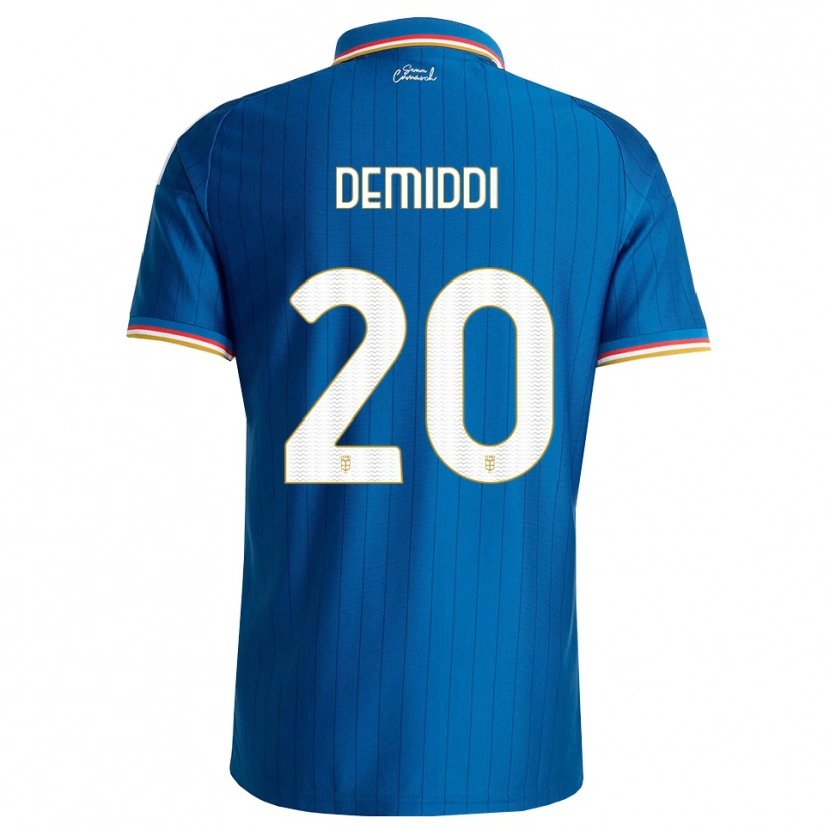 Danxen Męski Pedro Demiddi #20 Niebieski Biały Czerwony Domowa Koszulka 2026/27 Koszulki Klubowe