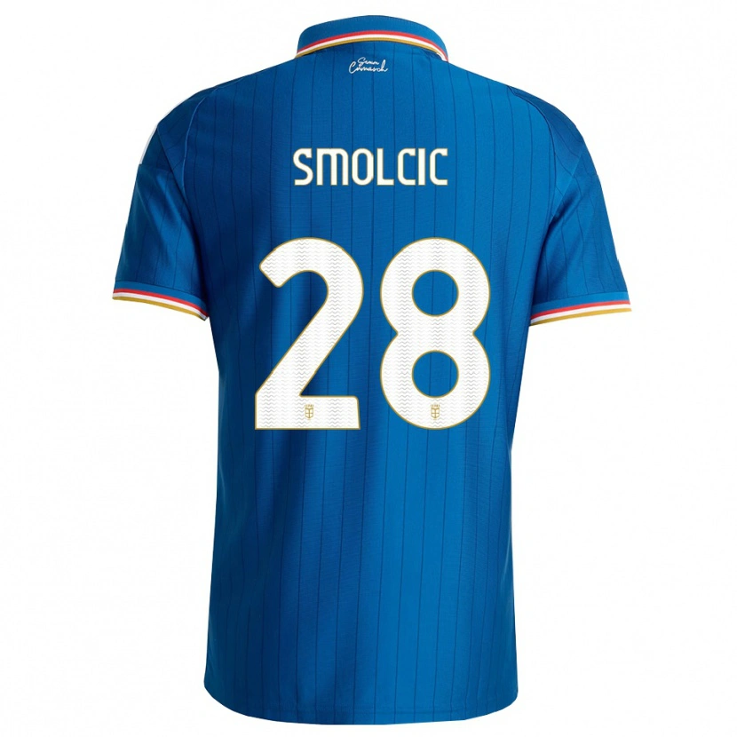 Danxen Męski Ivan Smolcic #28 Niebieski Biały Czerwony Domowa Koszulka 2026/27 Koszulki Klubowe