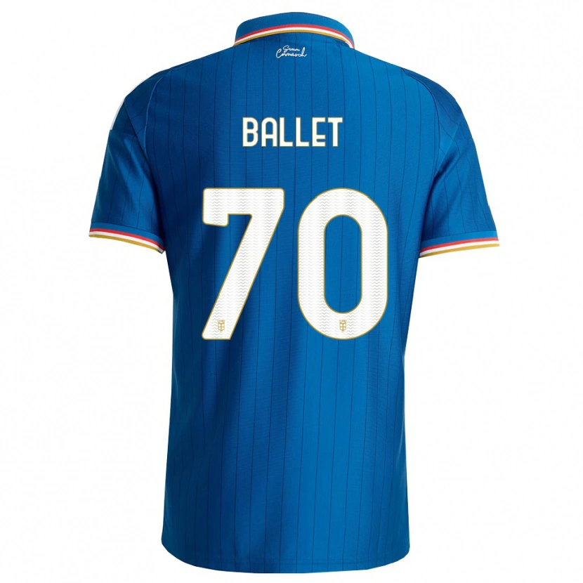 Danxen Męski Samuel Ballet #70 Niebieski Biały Czerwony Domowa Koszulka 2026/27 Koszulki Klubowe
