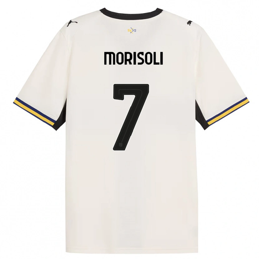 Danxen Męski Gabriel Morisoli #7 Białawy Czarny Żółty Domowa Koszulka 2026/27 Koszulki Klubowe