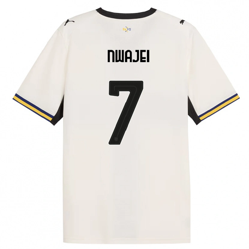 Danxen Męski Melvin Nwajei #7 Białawy Czarny Żółty Domowa Koszulka 2026/27 Koszulki Klubowe