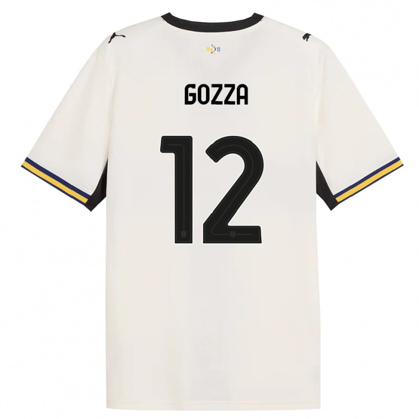 Danxen Męski Luca Gozza #12 Białawy Czarny Żółty Domowa Koszulka 2026/27 Koszulki Klubowe