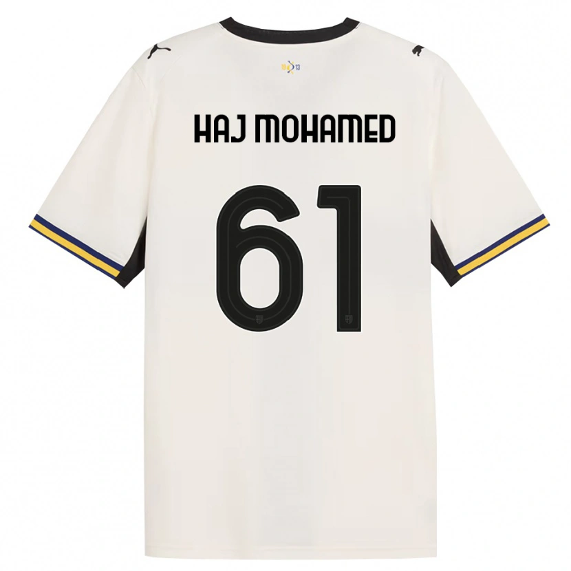 Danxen Męski Anas Haj Mohamed #61 Białawy Czarny Żółty Domowa Koszulka 2026/27 Koszulki Klubowe