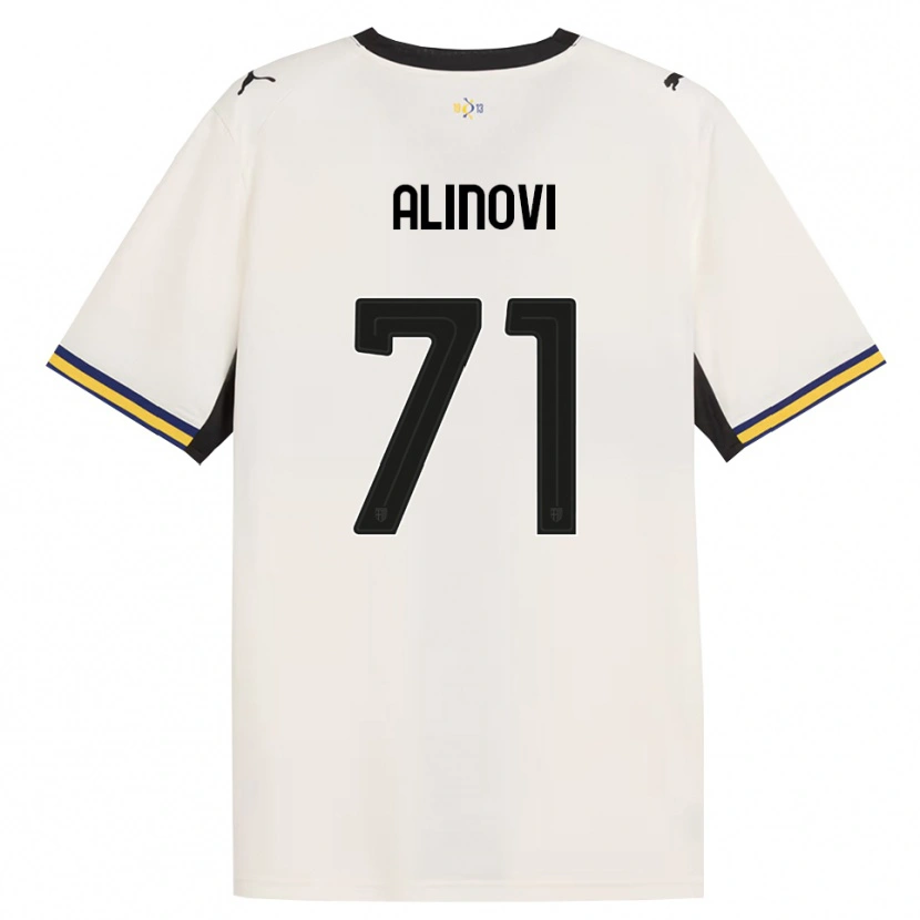 Danxen Męski Filippo Alinovi #71 Białawy Czarny Żółty Domowa Koszulka 2026/27 Koszulki Klubowe