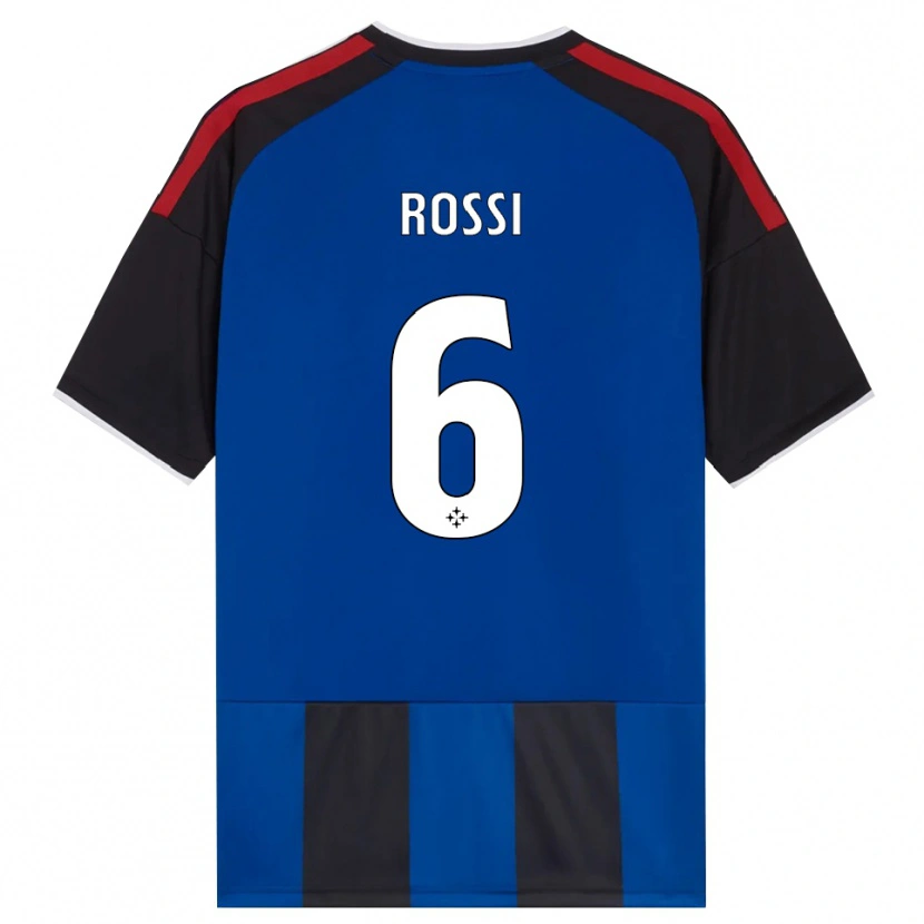 Danxen Męski Francesco Rossi #6 Czarny Czerwony Biały Niebieski Domowa Koszulka 2026/27 Koszulki Klubowe