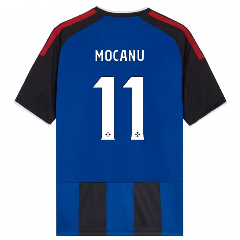 Danxen Męski Andreas Mocanu #11 Czarny Czerwony Biały Niebieski Domowa Koszulka 2026/27 Koszulki Klubowe