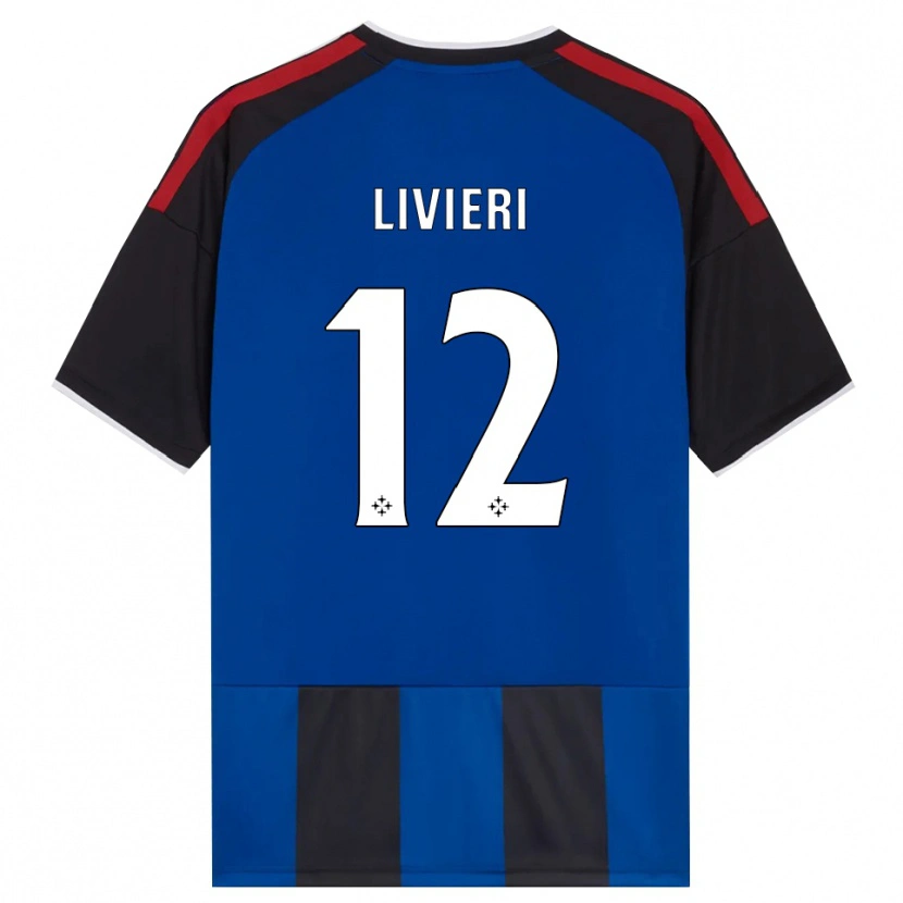 Danxen Męski Alessandro Livieri #12 Czarny Czerwony Biały Niebieski Domowa Koszulka 2026/27 Koszulki Klubowe