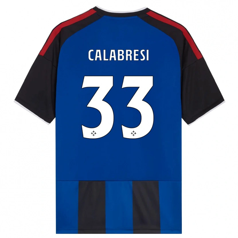 Danxen Męski Arturo Calabresi #33 Czarny Czerwony Biały Niebieski Domowa Koszulka 2026/27 Koszulki Klubowe