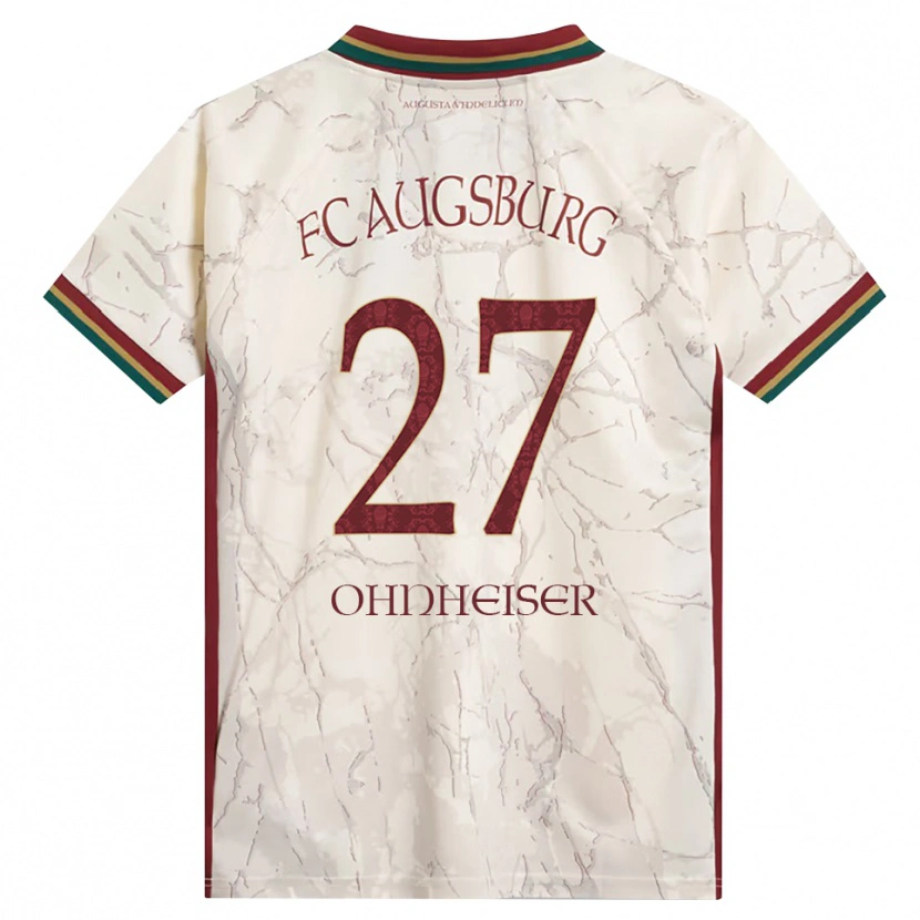Danxen Męski Nico Ohnheiser #27 Zielony Ryż Biały Bordowy Domowa Koszulka 2026/27 Koszulki Klubowe