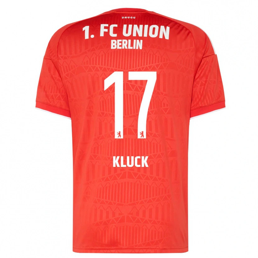 Danxen Męski Pierre Kluck #17 Czerwony Biały Domowa Koszulka 2026/27 Koszulki Klubowe